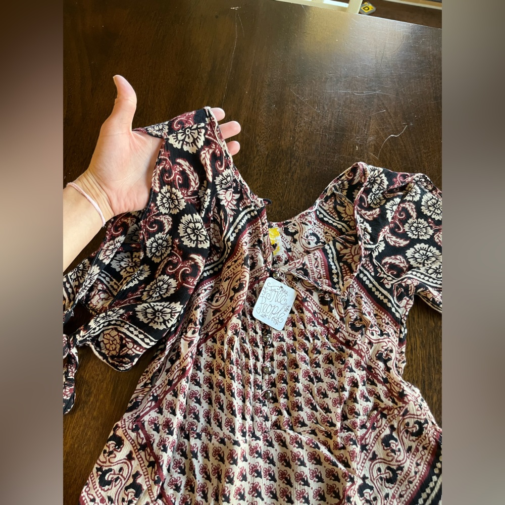 Free People Romper Floral Jumpsuit NWT - Picture 9 of 15